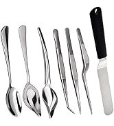 Culinary Specialty Tools, Professional Chef Plating Kit, 7 Piece Stainless Steel Set