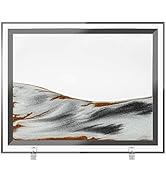 Coitak Moving Sand Art Picture, Dynamic Sand Picture, Golden Desktop Sand Art for Home Decor and ...