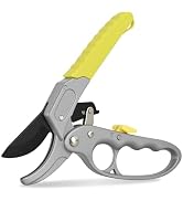 Yesker Pruning Shears Garden Shears 7.8" Professional Garden Scissors Sharp 65 Manganese Steel Bl...