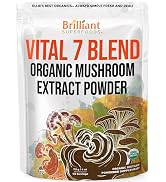 mushroom powder extract blend organic reishi cordyceps chaga turkey tail lions mane maitake