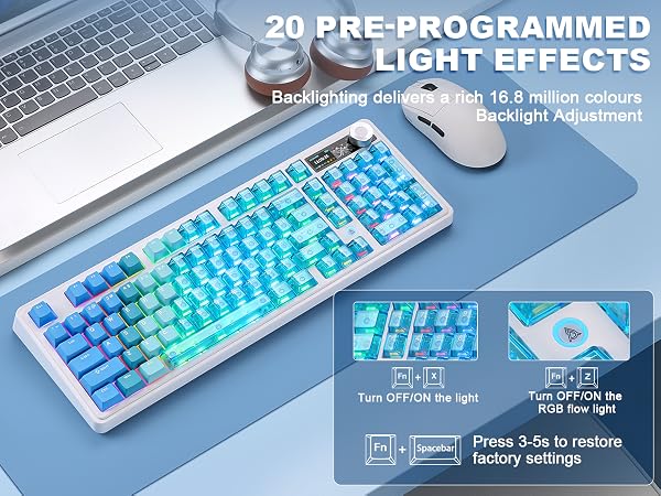 AK980 V2 Pro Wireless Mechanical Keyboard