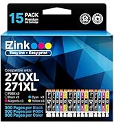 PGI-270XL CLI-271XL Printer Ink Compatible for Canon 270 271 XL Ink Cartridges to use with Canon ...