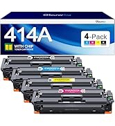414A Toner Cartridges 4 Pack Replacement for HP 414A 414X W2020A W2021A W2022A W2023A Toner Cartr...