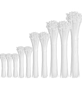 Zip Ties Assorted Sizes 1000 Pack 14+12+10+8+6+4 Inch Cable Ties Heavy Duty Plastic Wire Ties UV ...