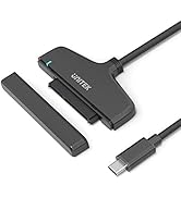 Unitek USB C Hard Drive Adapter, USB Type-C 3.1 to SATA III Hard Drive Converter Cable for 2.5 in...