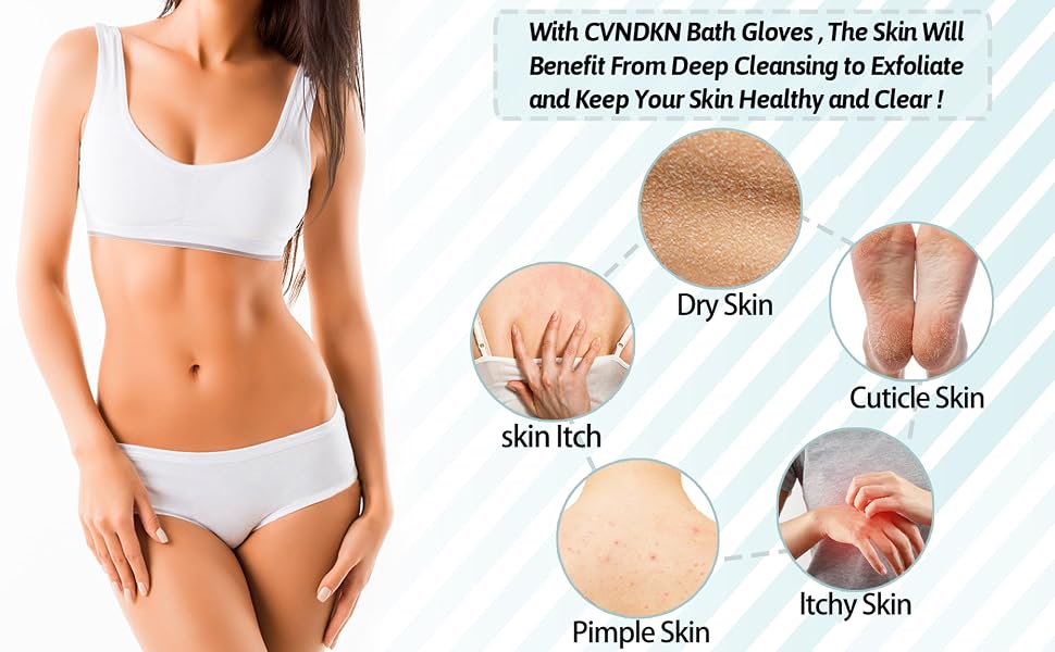 Exfoliating Bath shower Gloves