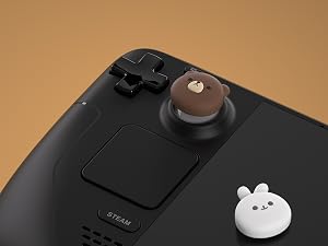 Thumb Grip Caps for Steam Deck LCD, Silicone Thumbsticks Grips Joystick Caps for Steam Deck OLED