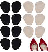 PH PandaHall 8 Pairs Tongue Pads for Shoes Self-Adhesive Tongue Inserts 5mm Thick Non Slip Cushio...