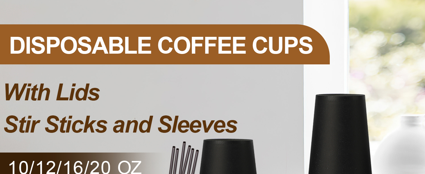 16 oz coffee cups with lids