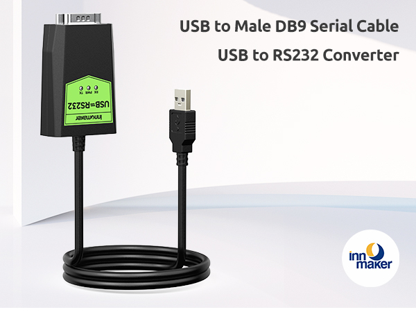 USB to Male DB9 Serial Cable FTDI FT230 Chip USB to RS232 Converter Adapter