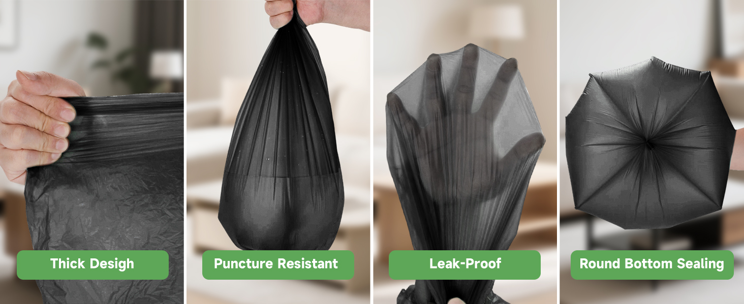 13gal kitchen trash bags