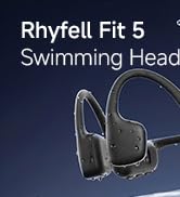 Swimming Headphones, Bone Conduction Headphones, Built-in MP3 Player with 32GB Memory, 10H Playti...