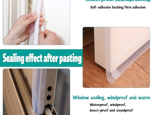 Weather stripping door seal strip,stop the heat and cold from escaping during summer and winter