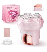 PRITECH Electric Razors for Women Legs, Easy-Clean Body Shaver, Wet & Dry Waterproof Bikini Trimm...