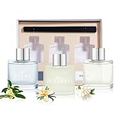 3 Pack Reed Diffuser Set, 5.07 oz Reed Diffusers with 12 Black Fiber Sticks, 150 ml Osmanthus Van...