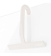Shower Squeegee for Glass Doors - 10 Inch Ergonomic Round Grip, All-in-One Silicone Design with B...