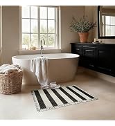 MatEssenz Waffle Bath Mat Water Absorbing Nonslip Fast Drying Comfortable Foot Feeling Bath Mat S...