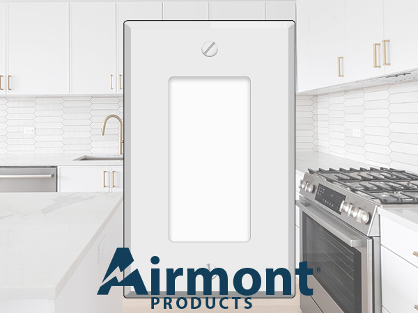 white metal wallplate