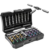 41 in 1 Magnetic Screwdriver Set, Precision Screwdriver Kit with Ergonomic Handle, All-in-One Sto...