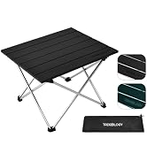 TREKOLOGY Small Camping Table - Beach Table That Fold Up - Lightweight, Foldable, Potable Folding...