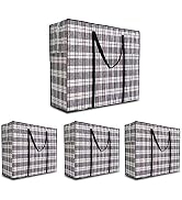 Heavy Duty Extra Large Moving Bags, 168L Jumbo Organizer Storage Bags With Durable Zipper, Water ...