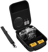 HESPLUS Travel Storage Case for Canon AE-1 35mm & 50mm / Rebel 2000 SLR Film Camera - Camera Bag ...