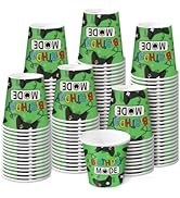 RUSPEPA Gamer Birthday 3oz Paper Cups, 100 Pack Small Disposable Party Cups, Video Game Controlle...