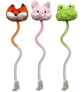 PetLike Cat Rope Toys for Indoor Cats, 3Pack Bite Resistant Cotton Kitten Chew Toys Catnip Cat Pl...