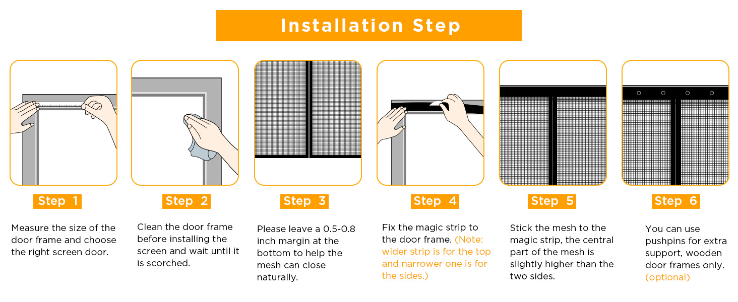 magnetic garage screen door
