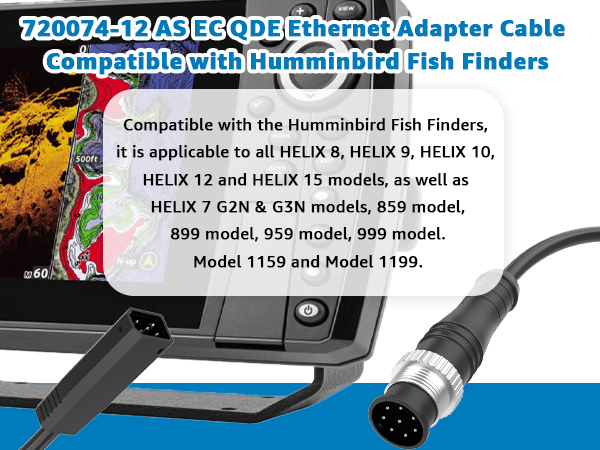 helix 9 fish finder cable