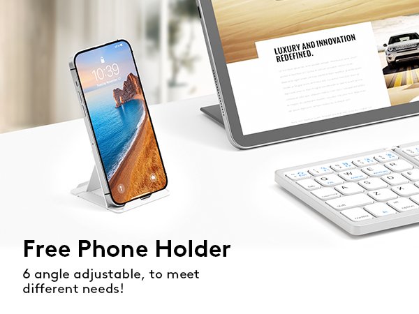Free phone holder