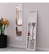 Beauty4U Full Length Mirror Wall Mounted, Full Body Mirror for Bedroom, Tall Dressing Mirror, Wal...