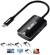 Guermok USB C to AR Glasses Video Adapter, 4K60Hz /1080P144Hz, PD3.0 | Switch 2 Dock and Handheld...