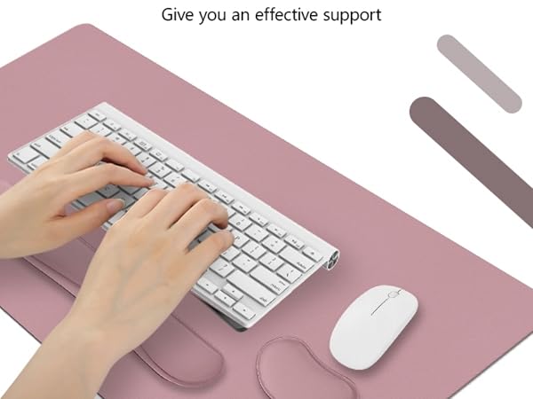 desk mat with 2 wrist rest