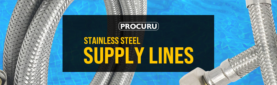 Procuru stainless steel supply lines