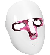 CAMLKE 7 Colors Red Light Mask for Face, Fine Lines, 7-1 Colors LED Facial Skin Care Mask, Portab...
