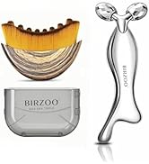 BIRZOO Lymphatic Brush for Face with 4-in-1 Dolphin Facial Massager – Lymphatic Drainage Face Bru...