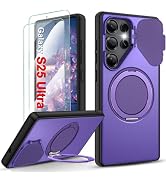 Gritup for Samsung Galaxy S25 Ultra Case,Flip Camera Cover | with Screen Protector,Ring Holder St...