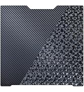 TIOPY Carbon Fiber PET+ Diamond PEO Build Plate for H2S/H2D 355x346.5mm | Double-Sided Flexible 3...