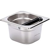 Coffee Knock Box Stainless Steel, Apexstone Espresso Knock Box Stainless Steel, Knock Box for Esp...