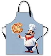 Nuxovilar Cute Cooking Kitchen Apron, 26.77 * 30.7 Inches, Essential for Kitchen Cooking, Baking,...