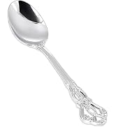 Joyido 30PCS Silver Plastic Spoons - Silver Spoons Disposable - 8.1 Inch Heavy Duty Plastic Silve...