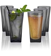 12 oz Plastic Water Tumbler,Unbreakable Water Drinking Glasses Stackable Reusable Plastic Cups,Ac...