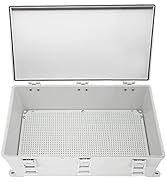 Zulkit Junction Box ABS Plastic Waterproof IP65 Electrical Boxes Hinged Shell Outdoor Universal P...