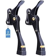 Gotega Door Stopper, 1/2/4 Packs Kickdown Door Stop with One Touch Adjustable Height and Rubber T...