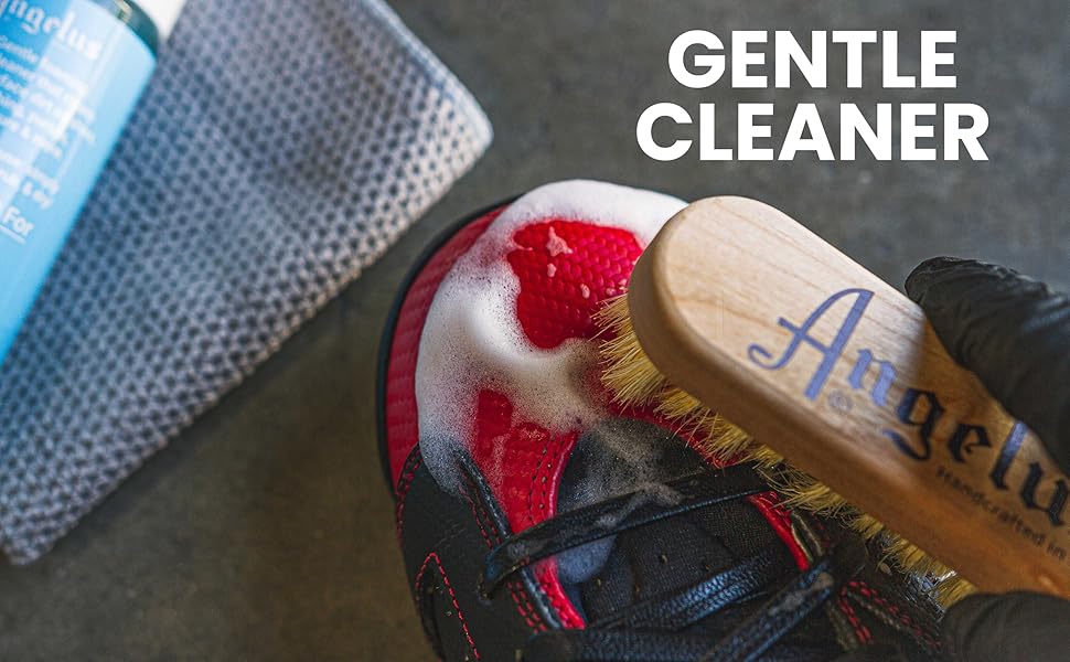 angelus foam tex Kit, sneaker cleaner for leather, suede, canvas, shoe cleaner and bag
