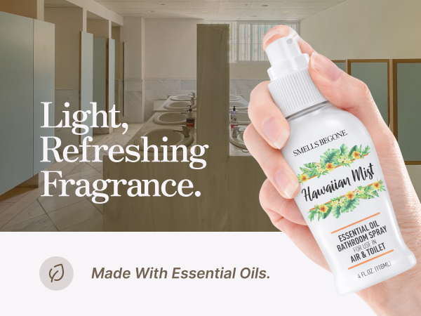 light refreshing fragrance from essential oils