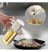 gsiollvderbarley Olive oil spray,Oil Sprayer for Cooking,2 in 1 Spray & Pour Olive Oil Dispenser,...