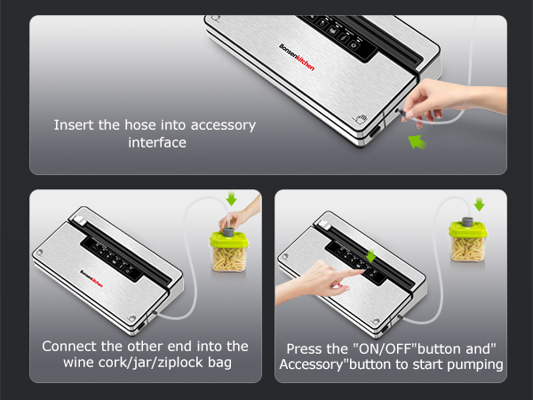 Bonsenkitchen Vacuum Sealer for Food