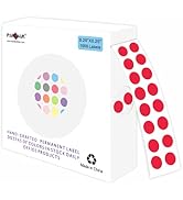 PARLAIM 0.25 Inch Color-Code Dot Stickers,1000 Stickers Roll Colorful Coding Label Sticker for Of...